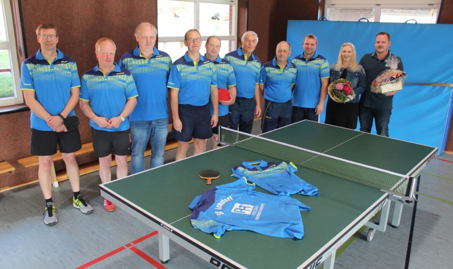 Tischtennisabteilung des SV Armstorf wird neu eingekleidet