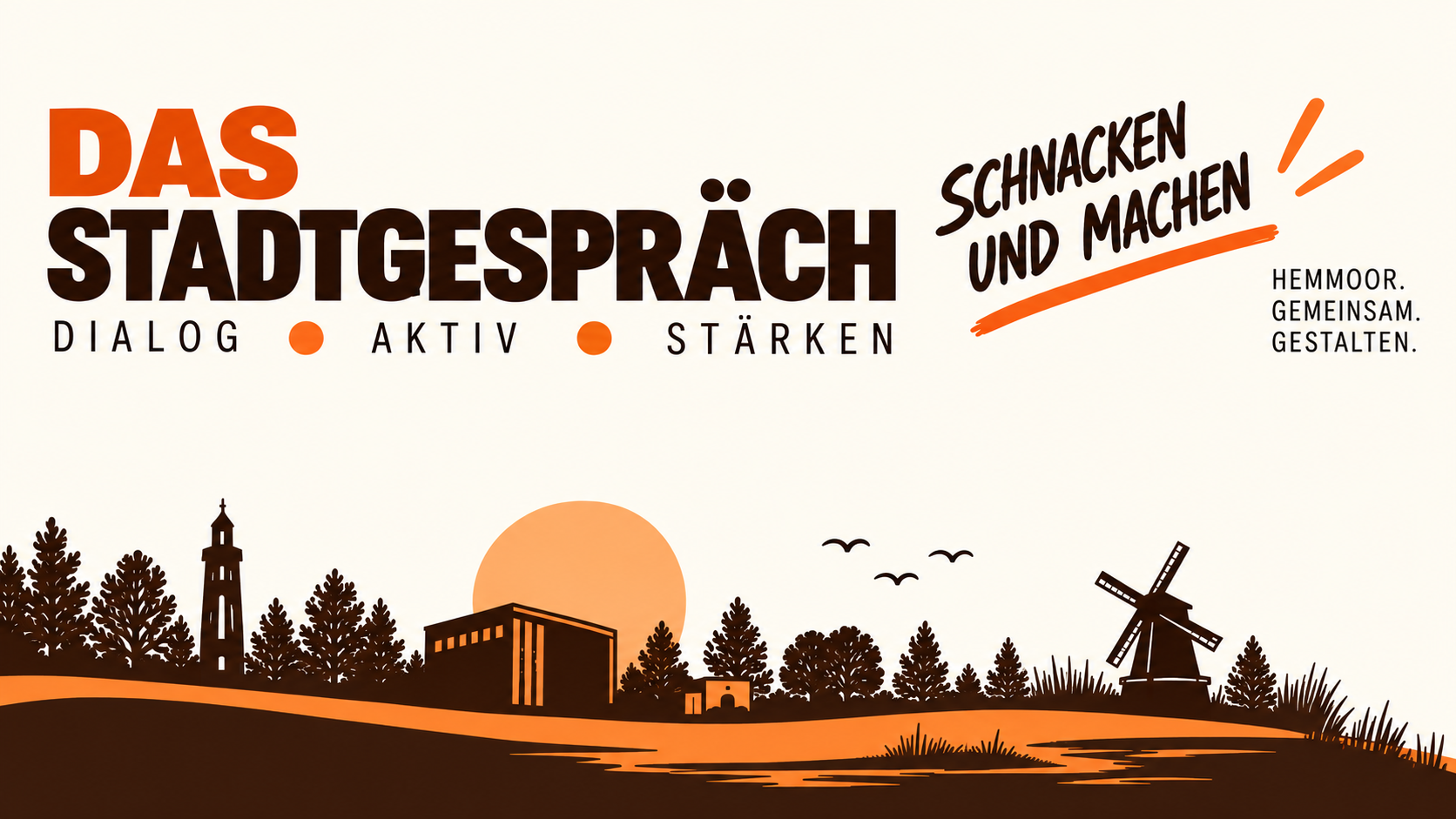 Schnacken und Machen: Nächstes Stadtgespräch am 26. Oktober in Hemmoor